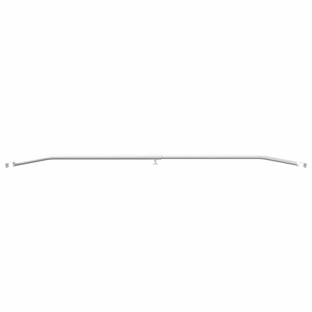 Planehalterung für Anhänger 2 Stk. Silber 102-155 cm Aluminium