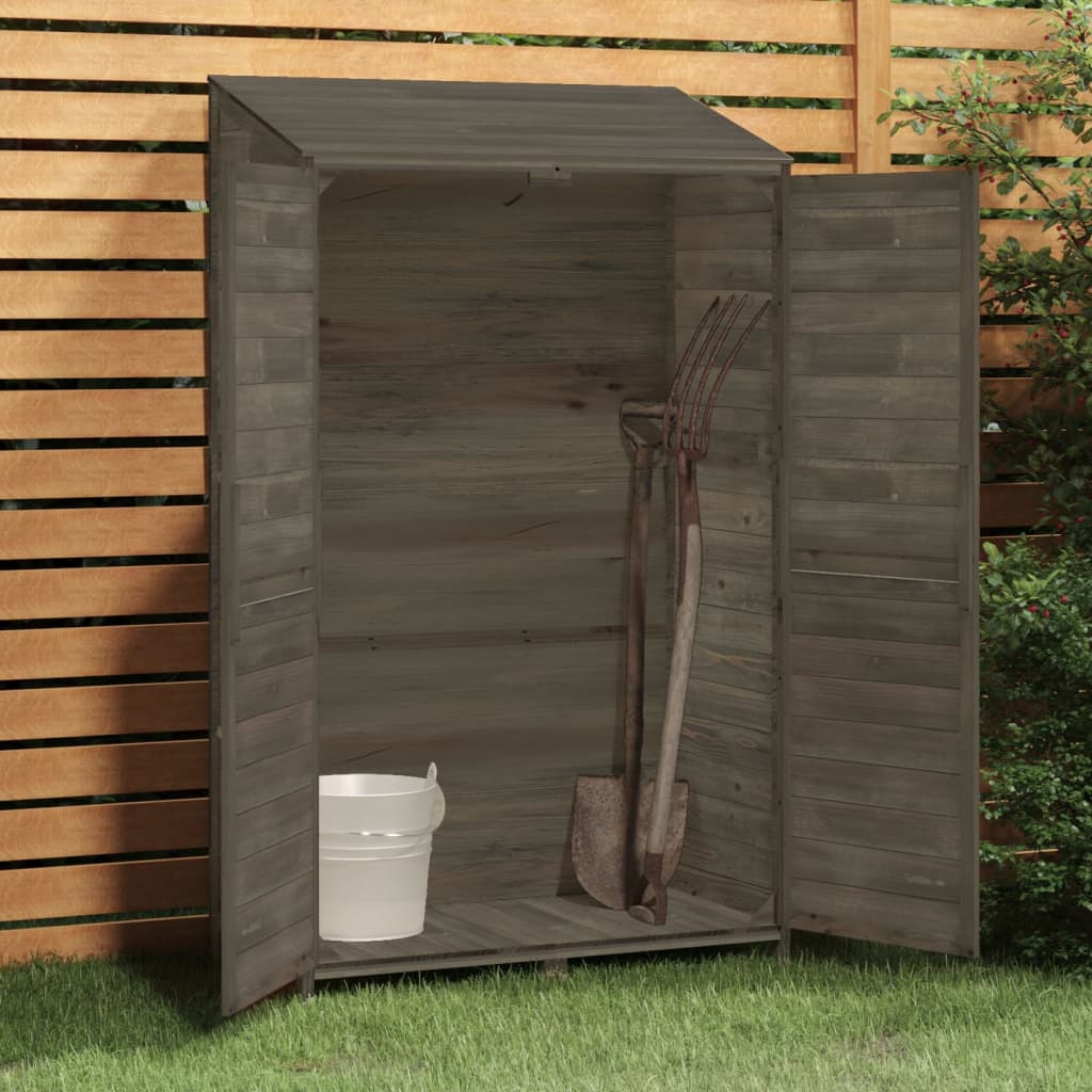 Geräteschuppen 55x52x174,5 cm Massivholz Tanne