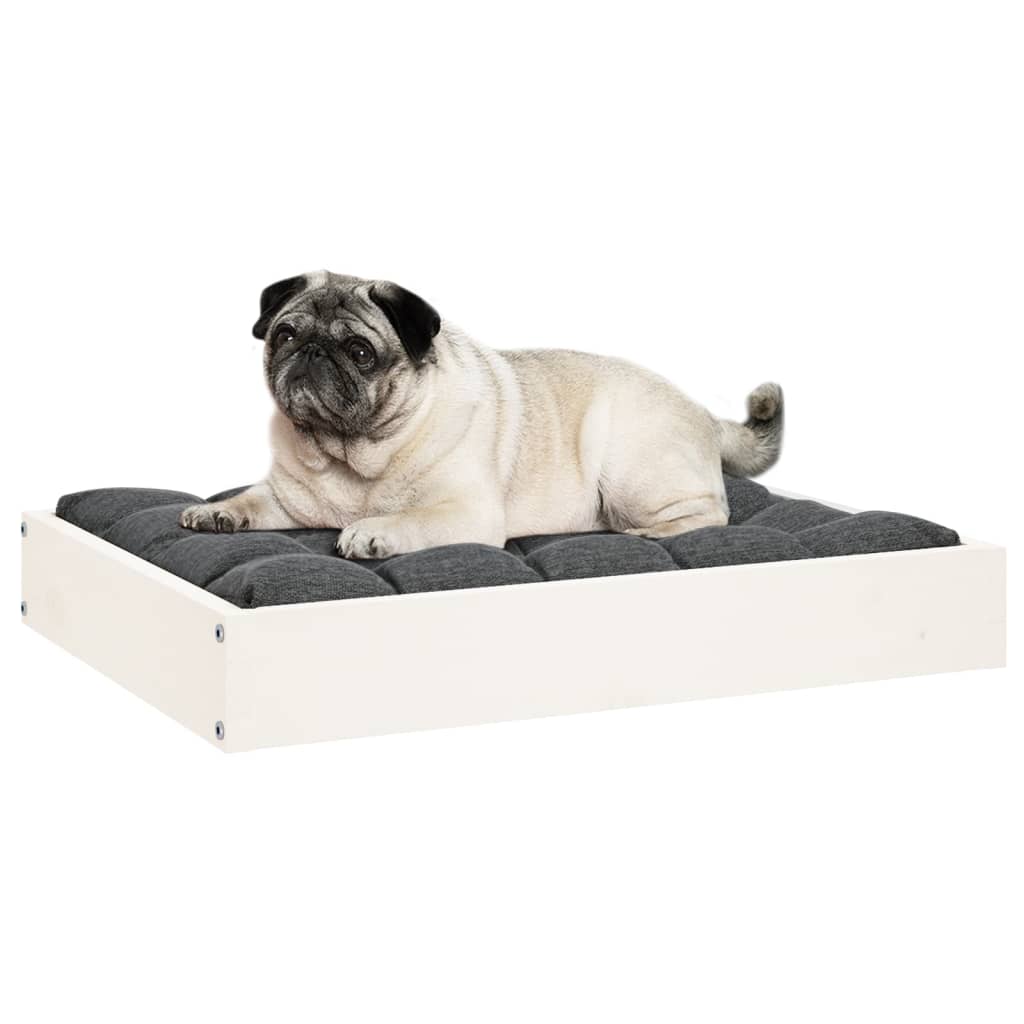 Hundebett 51,5x44x9 cm Massivholz Kiefer