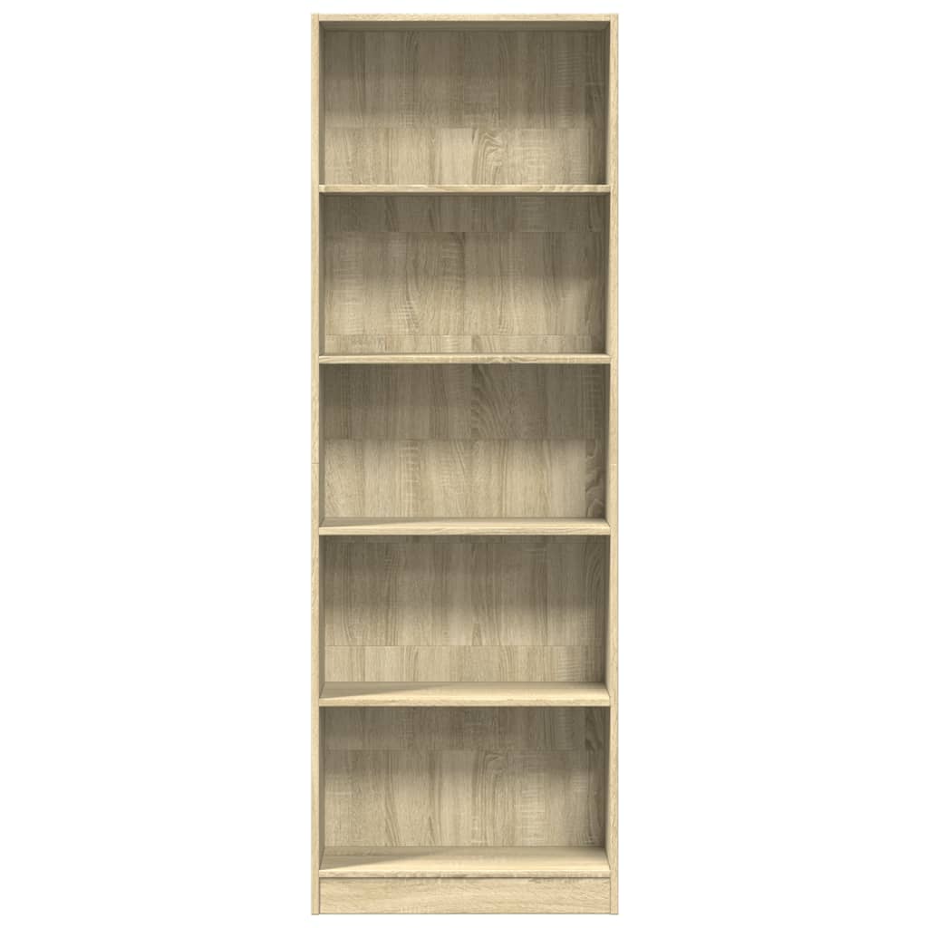 Bücherregal Weiß 40x24x75 cm Holzwerkstoff