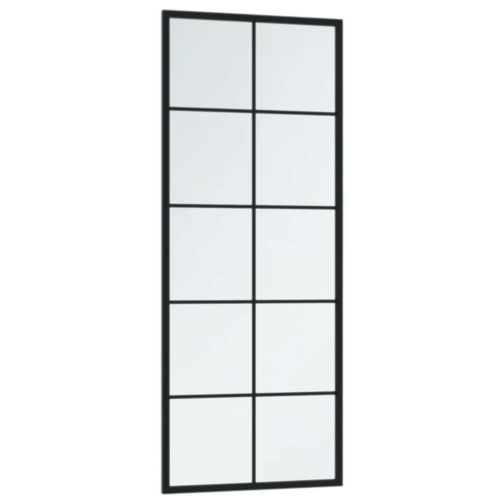 Wandspiegel Schwarz 60x40 cm Metall