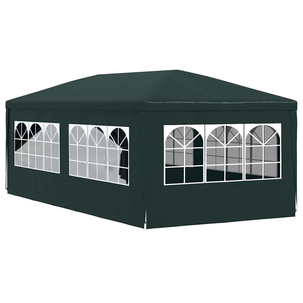 Party-Zelt 400 x 300 x 255 cm Rot PE und Stahl