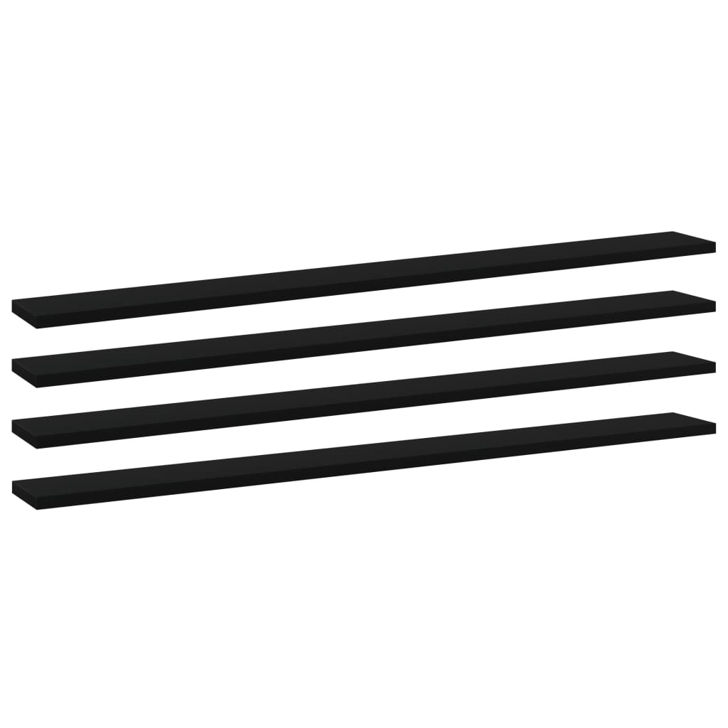 Bücherregal-Bretter 4 Stk. Weiß 40x10x1,5 cm Holzwerkstoff