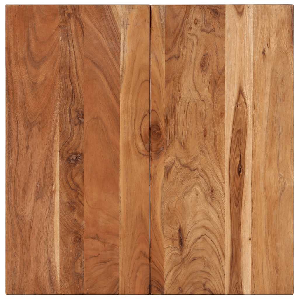 Couchtisch 68x68x41 cm Raues Mangoholz