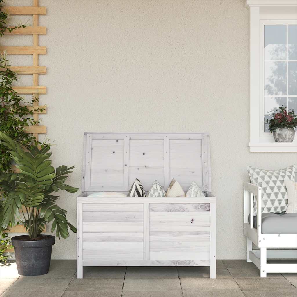Gartentruhe 50x49x56,5 cm Massivholz Tanne