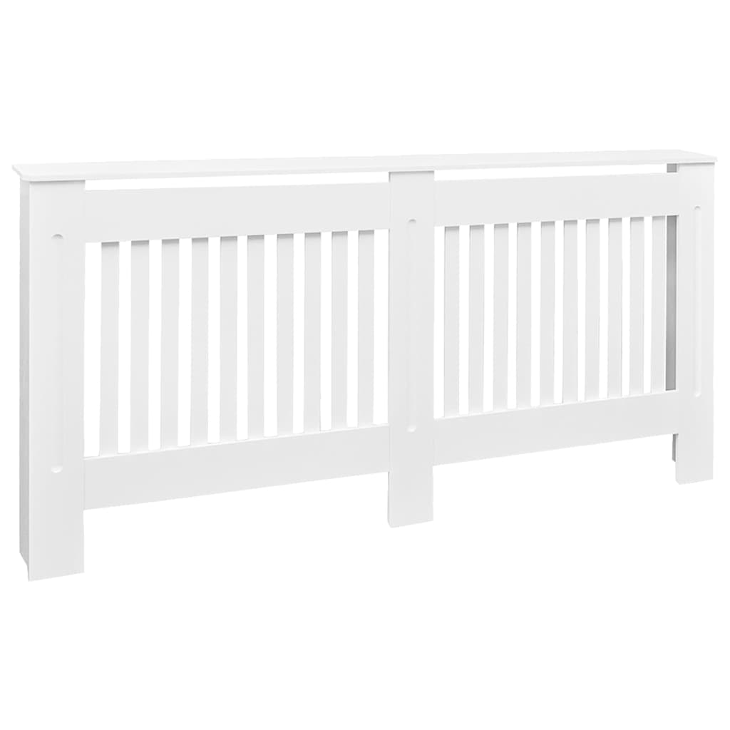 Holzwerkstoff Heizkörper-Abdeckung Heizkörperverkleidung 112 cm, weiß