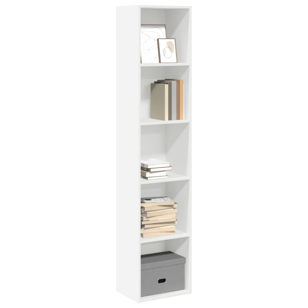 Bücherregal Weiß 80x30x189 cm Holzwerkstoff