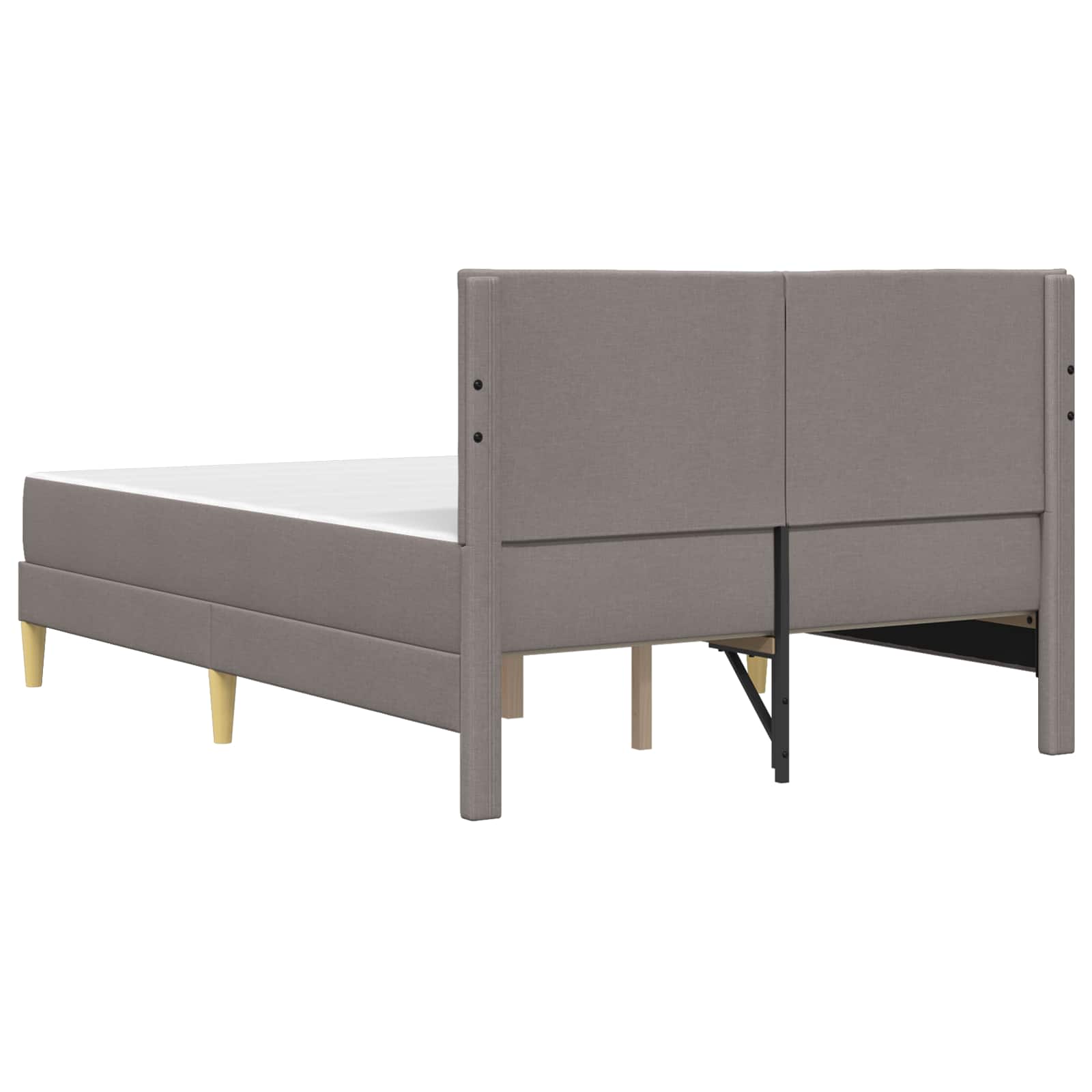 Bettrahmen Hellgrau 80 x 200 cm Polyester