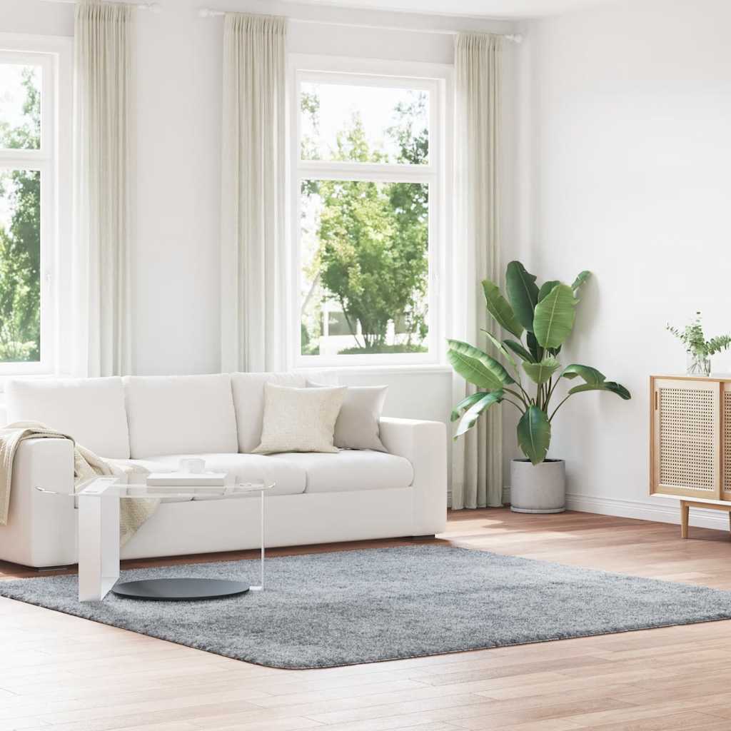 Teppich Shaggy Hochflor NAVARRA Beige 60x100 cm Polyester