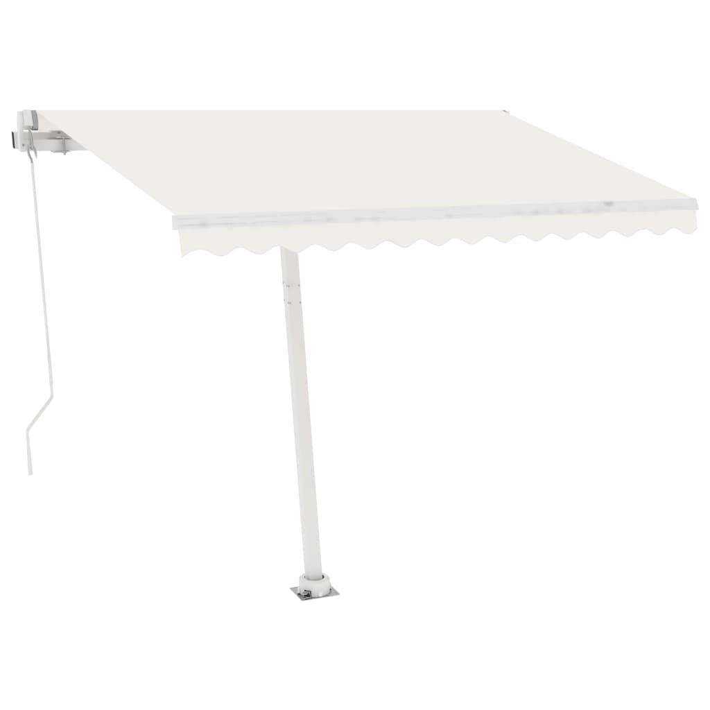 Stützen für Markisen Weiß 300x245 cm Eisen
