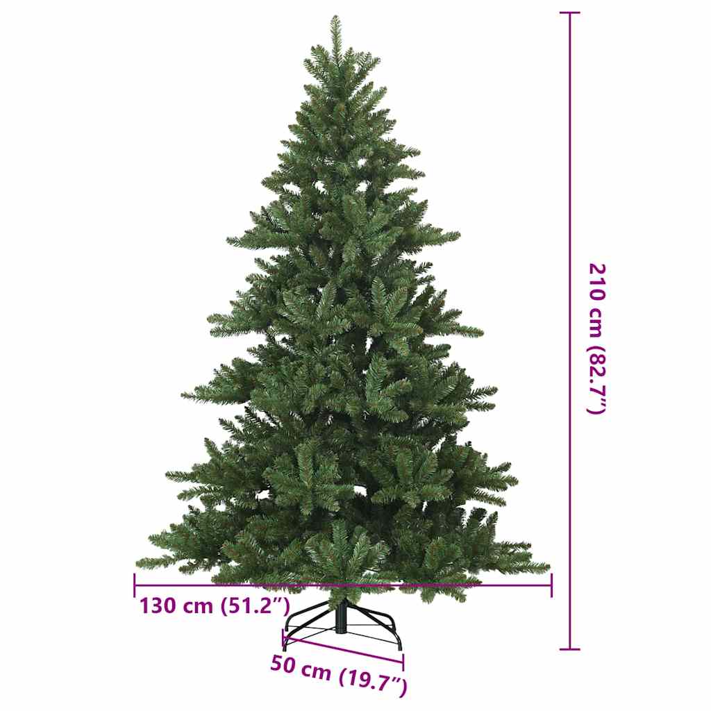 Künstlicher klappbarer Weihnachtsbaum Grün 150 cm PVC, Stahl