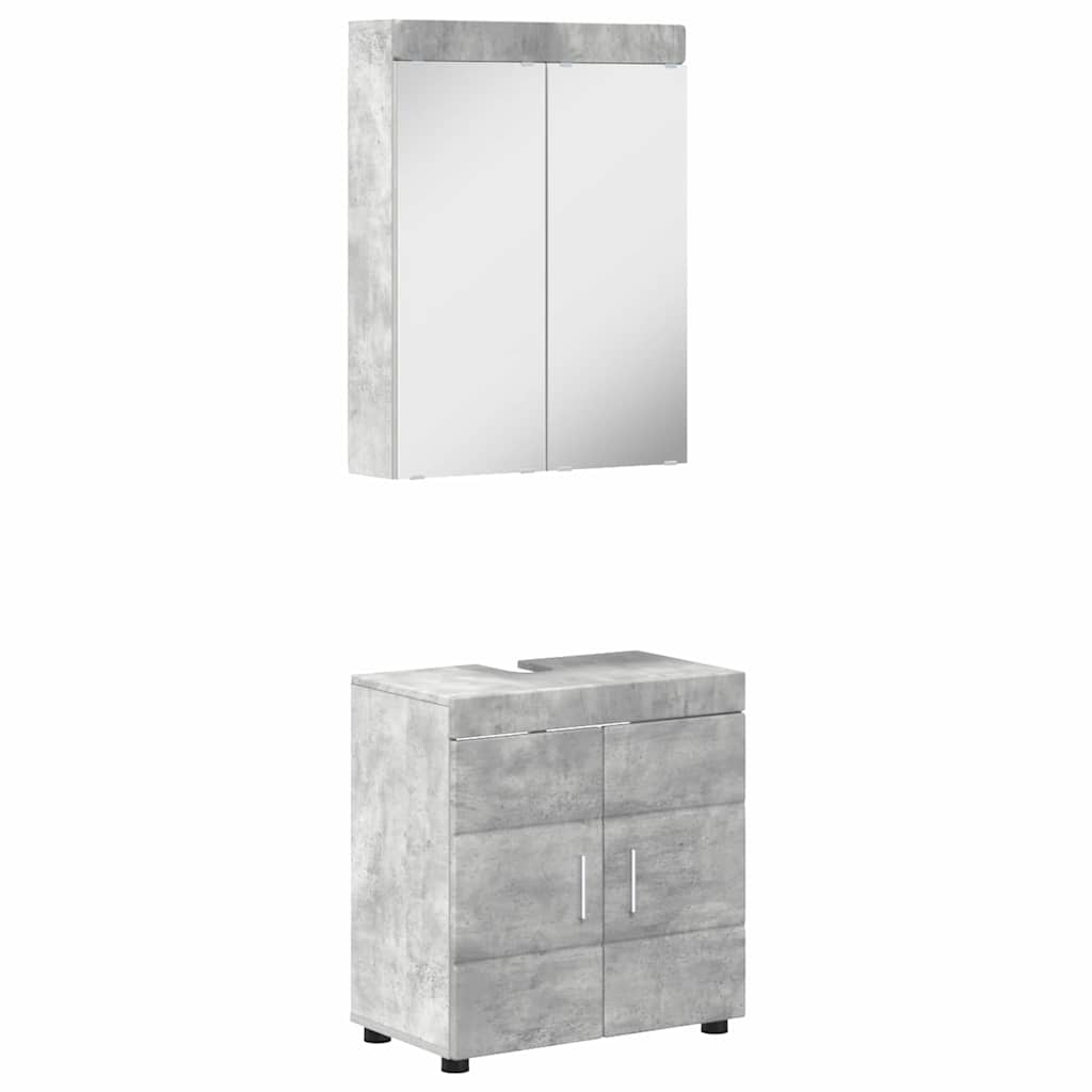 Badezimmermöbel-Set TULUM 2 pcs Weiß 60 x 34 x 63 cm