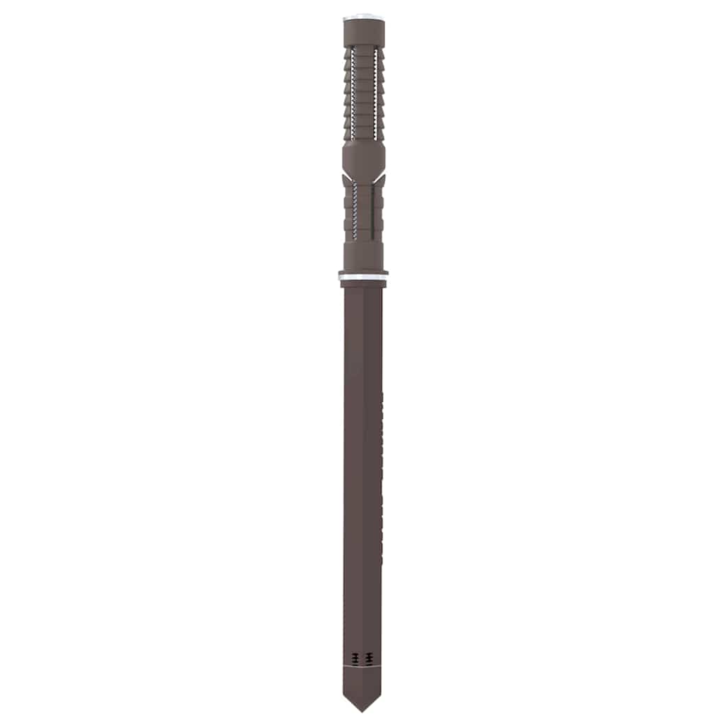 Schwebende Regalträger 12 pcs Beige Ø10 x 170 mm Stahl