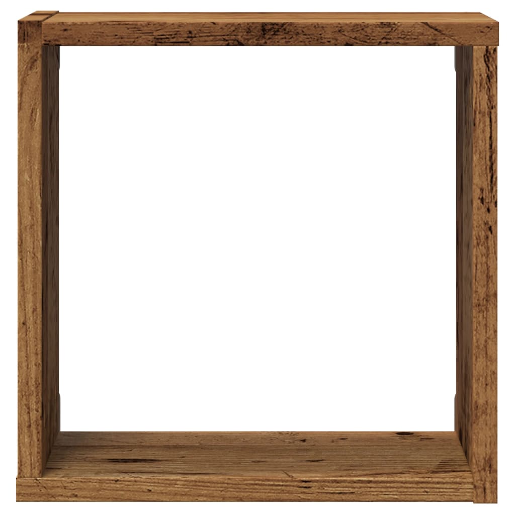 Würfelregale 2 Stk. Weiß 30x15x30 cm