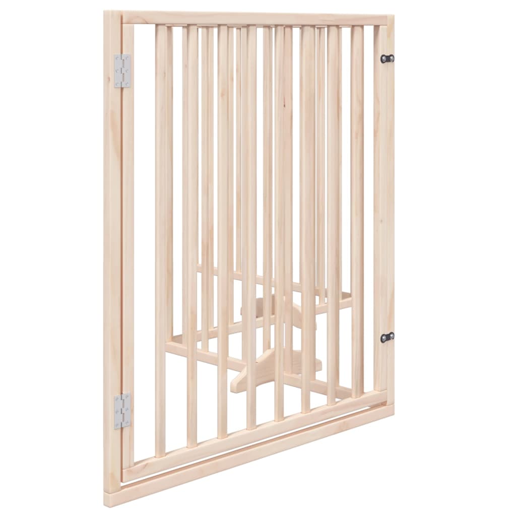 Hundegitter Faltbar 3 Paneele 150 cm Pappelholz