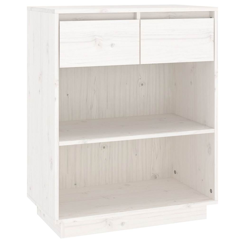 Beistellschrank 60x34x75 cm Massivholz Kiefer
