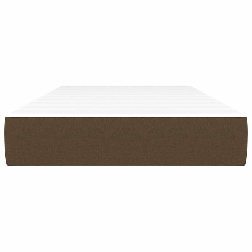 Taschenfederkernmatratze Mittel Hellgrau 80x200x20 cm Stoff