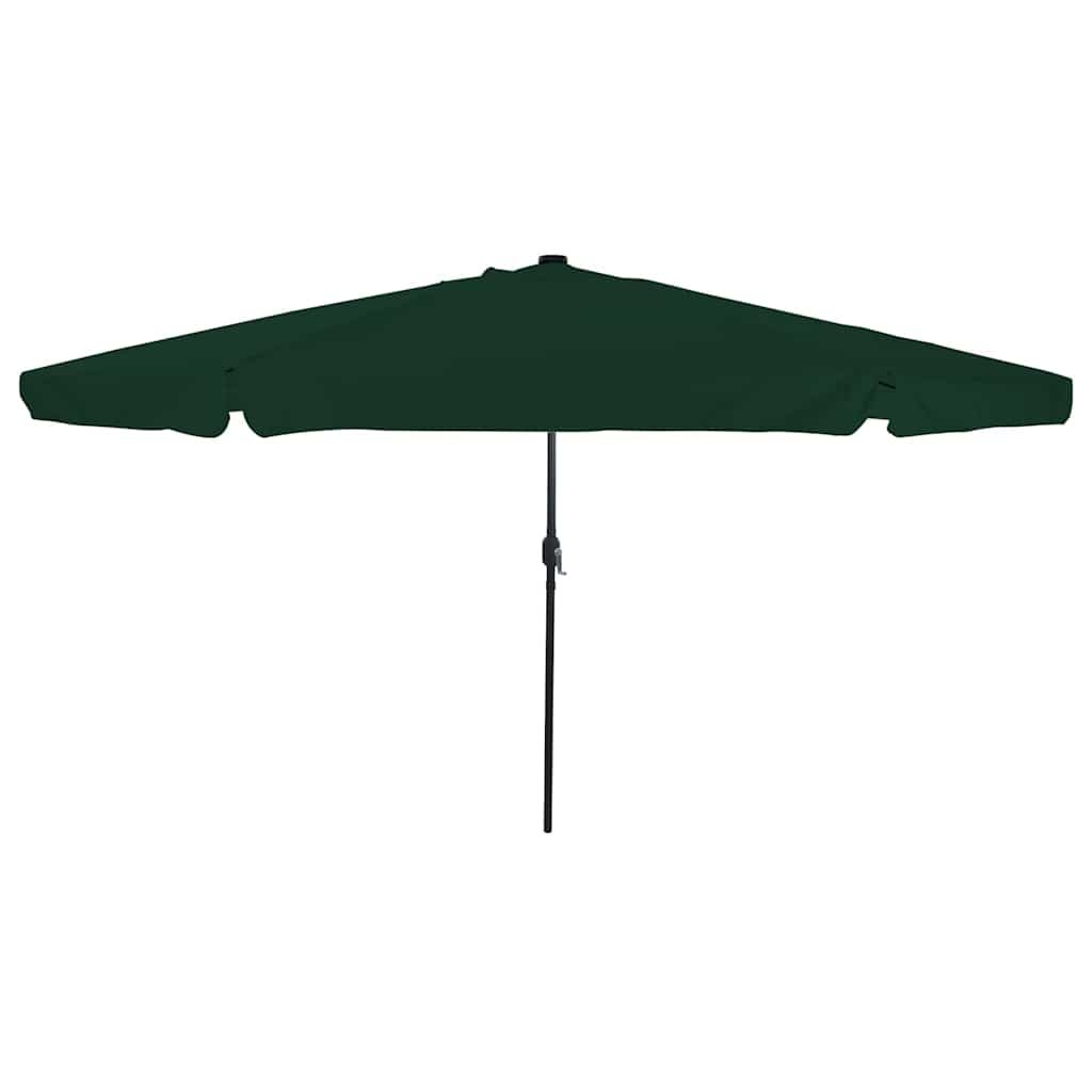 Garten-Sonnenschirm Sand und Anthrazit 395 x 395 x 245 cm