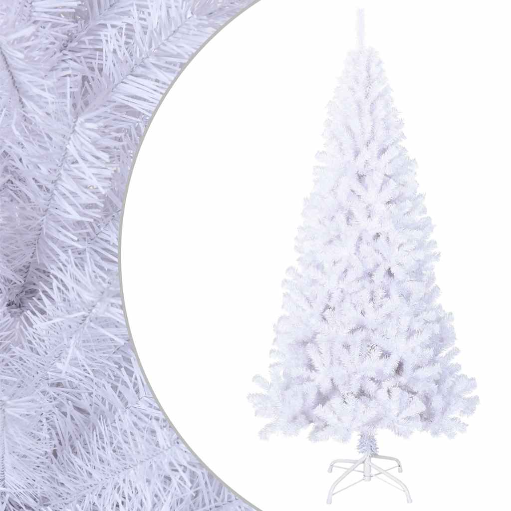 Künstlicher Weihnachtsbaum mit Dicken Zweigen Grün 150 cm PVC