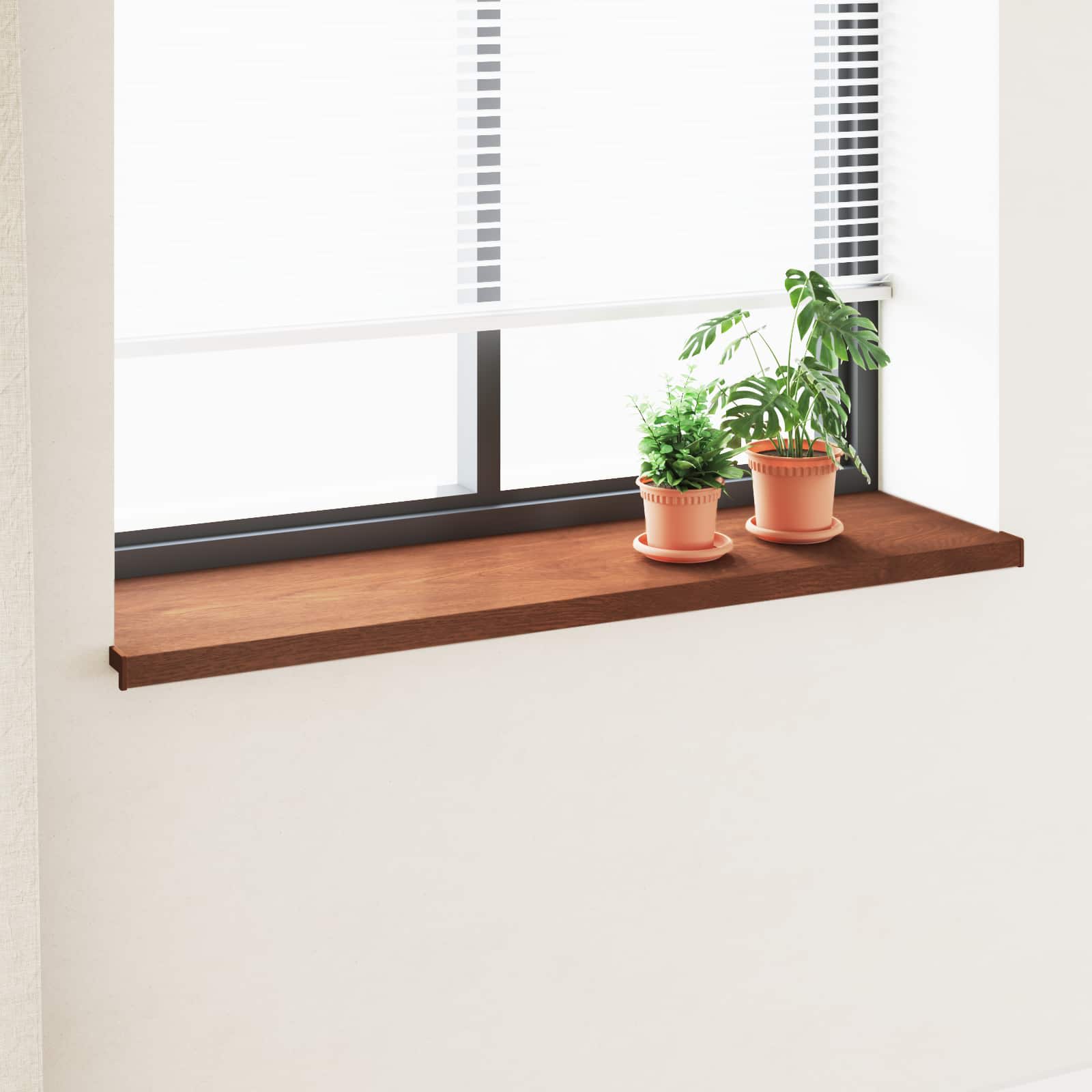 Fensterbank Weiß 60 x 10 x 4,5 cm PVC