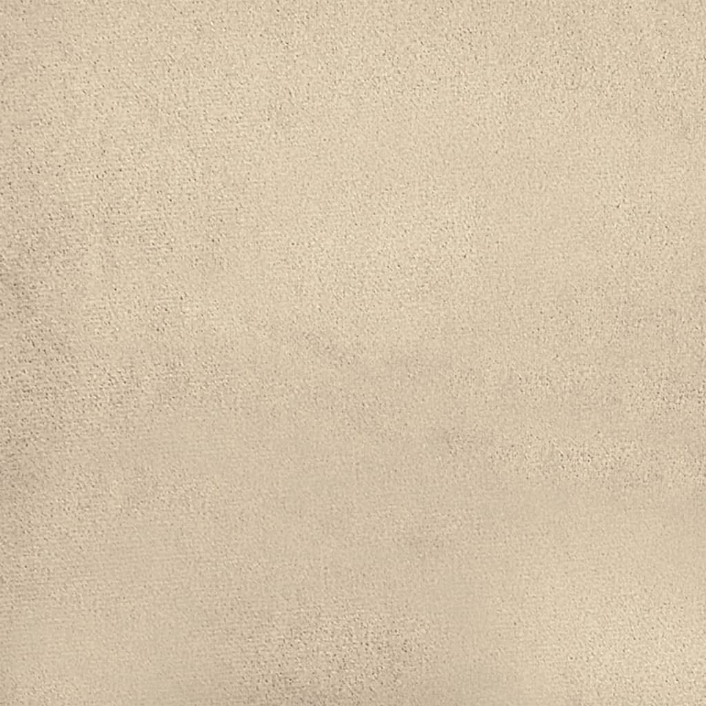 3-Sitzer-Sofa mit Hocker Taupe 180 cm Mikrofasergewebe