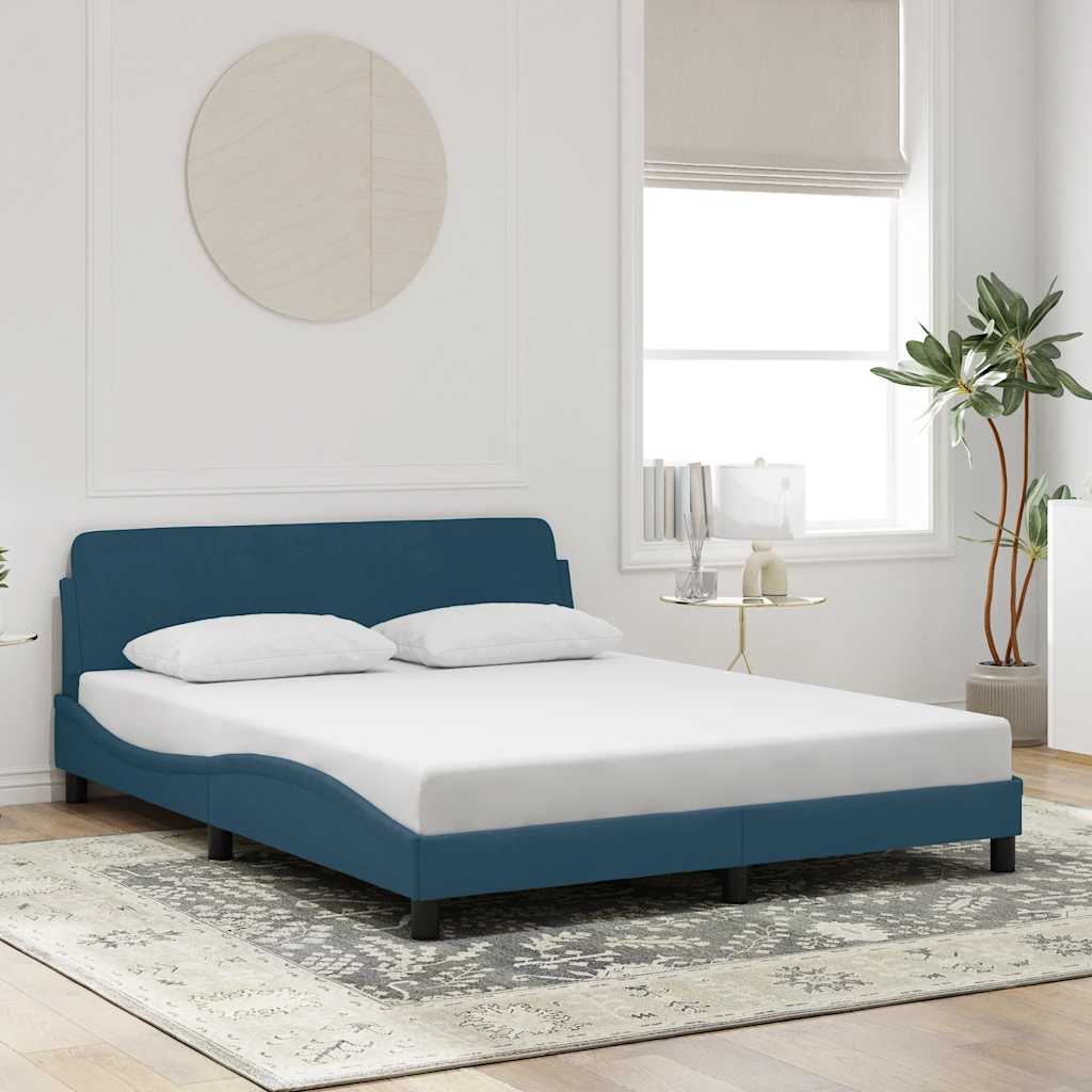 Bettgestell "Dover" Hellgrau 80x200 cm Samt