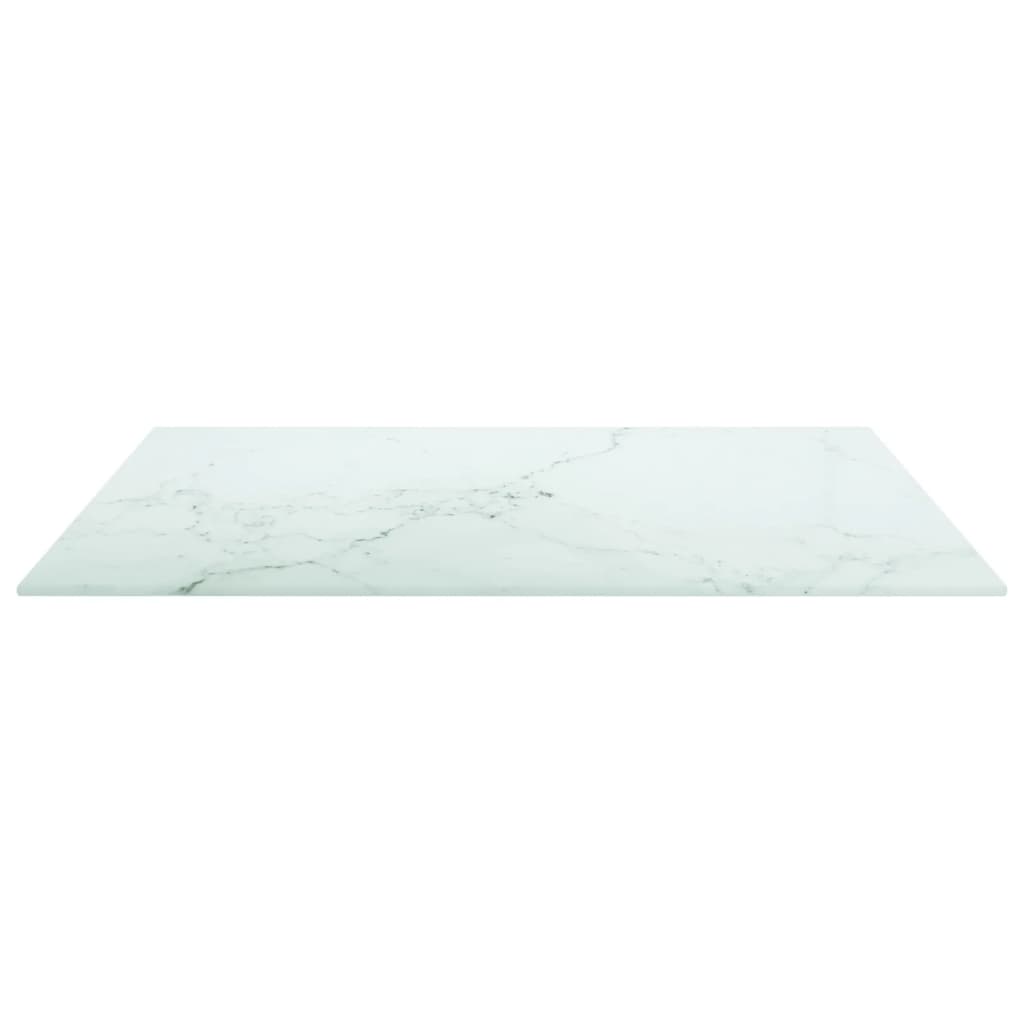 Tischplatte aus gehärtetem Glas quadratisch 700x700 mm