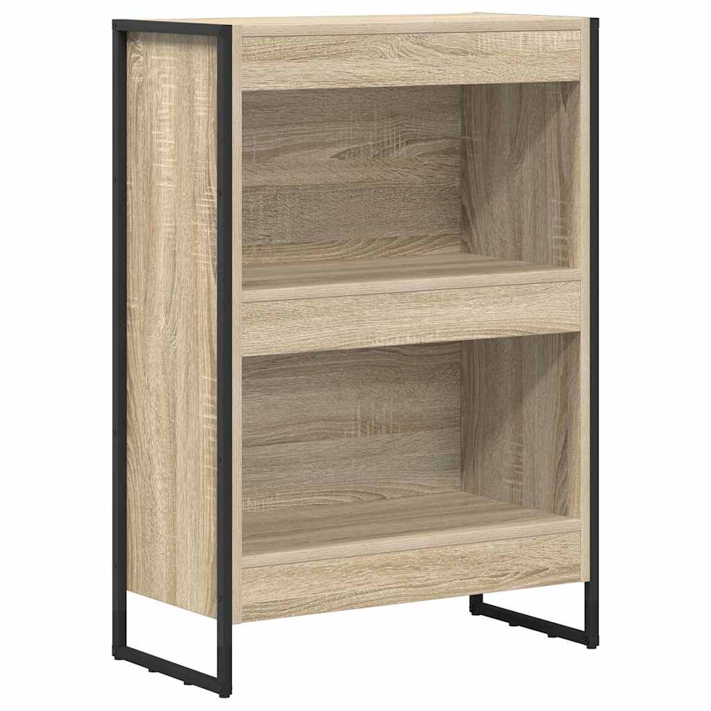 Bücherregal 2 pcs Schwarz Eichen-Optik 60 x 30 x 189,5 cm