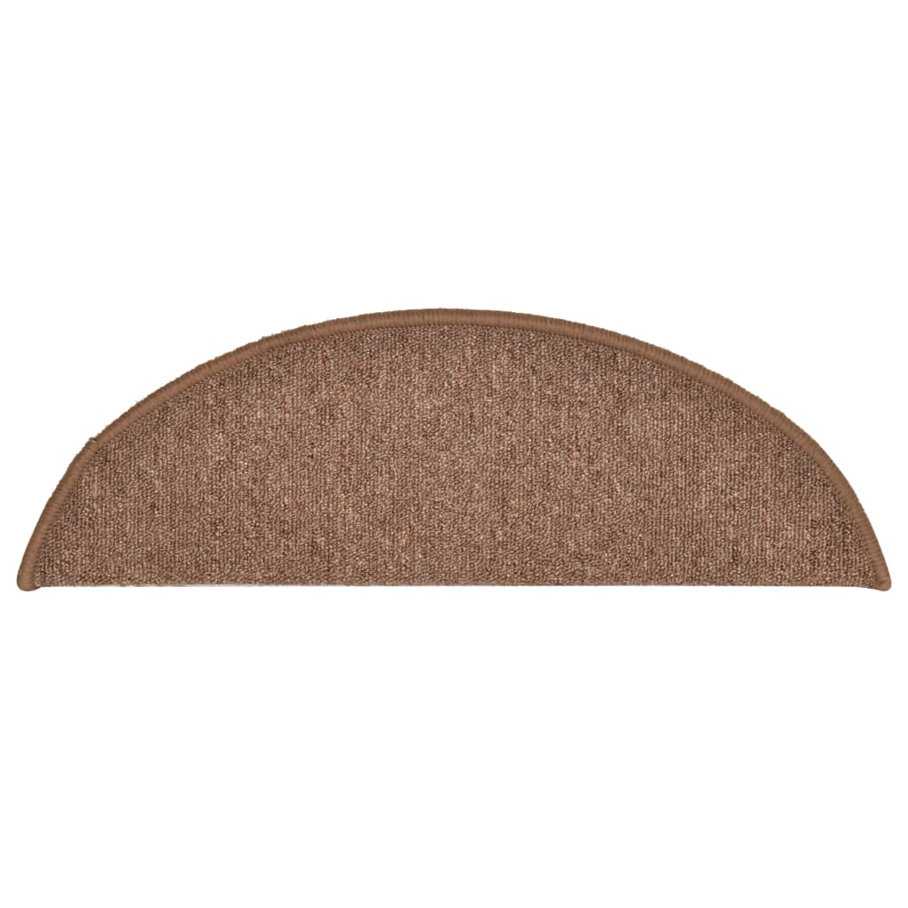 Stufenmatten 15 Stk. 56x17x3 cm Anthrazit Halbrund