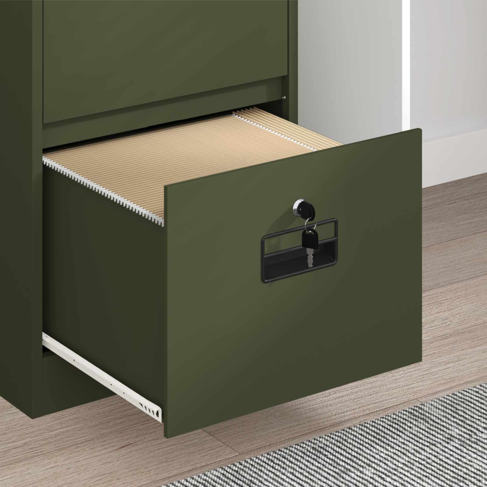 Aktenschrank 2 pcs Schwarz 44 x 50 x 139 cm Kaltgewalzter Stahl