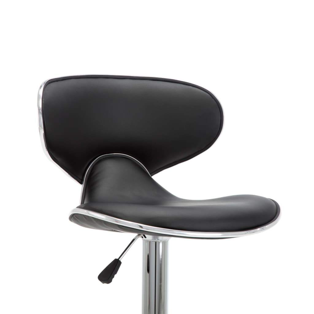 Barhocker 2 Stk. Rot Kunstleder