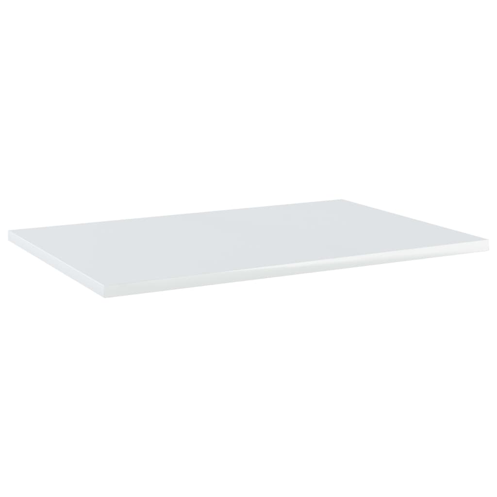 Bücherregal-Bretter 4 Stk. Weiß 40x10x1,5 cm Holzwerkstoff