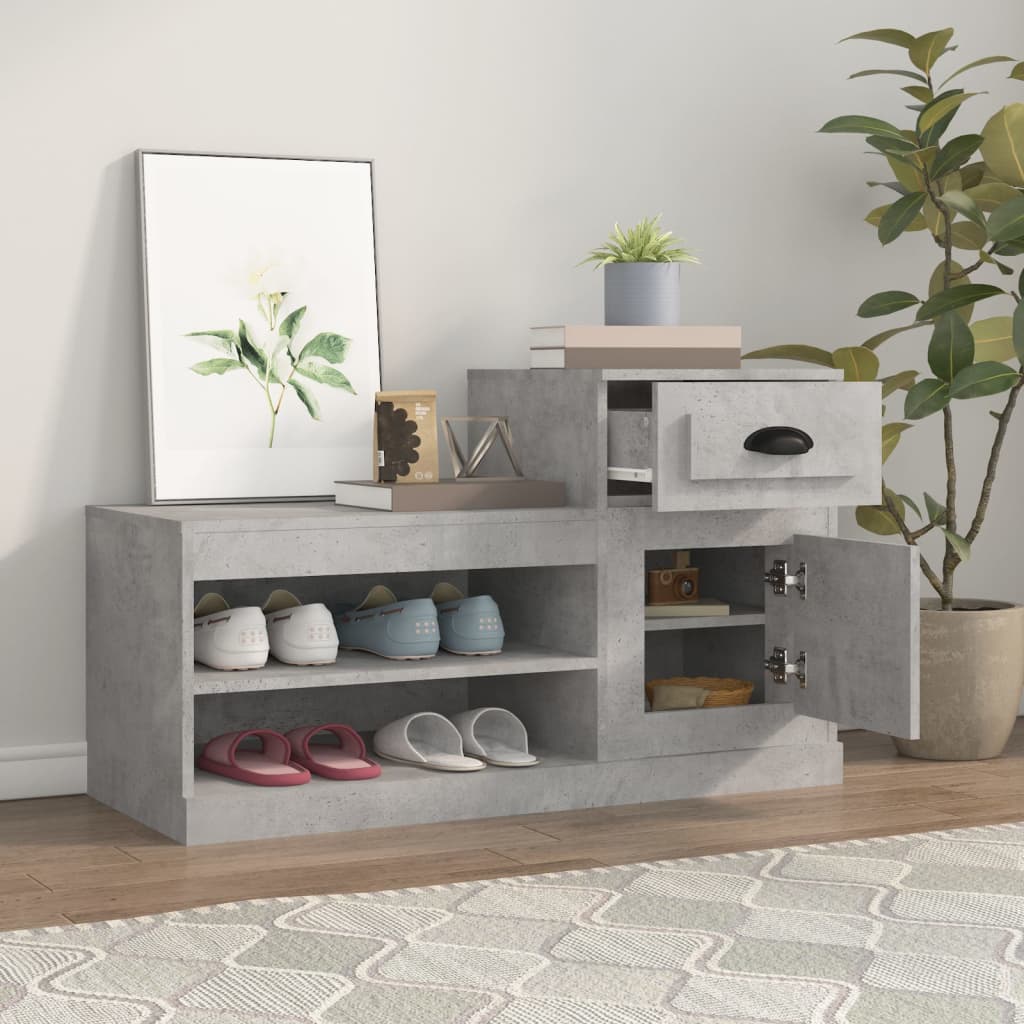 Schuhschrank Weiß 100x42x60 cm Holzwerkstoff