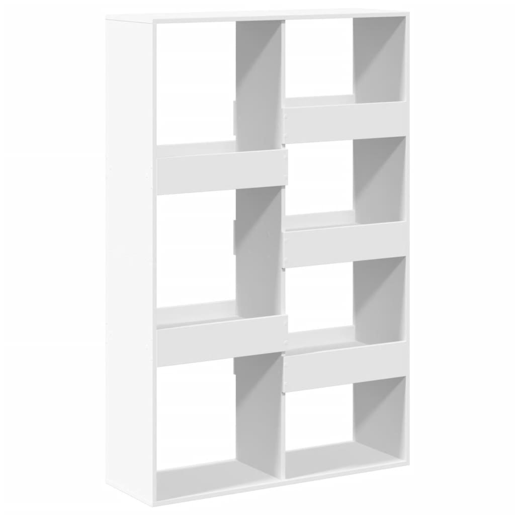 Bücherregal Weiß 100x33x135 cm Holzwerkstoff