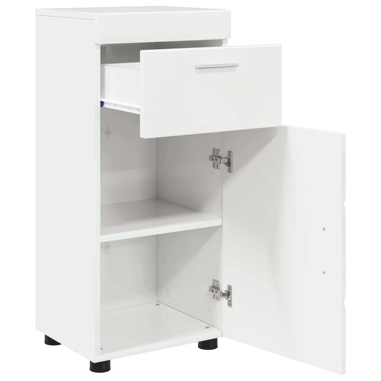 Badezimmermöbel-Set TULUM 2 pcs Weiß 60 x 34 x 63 cm