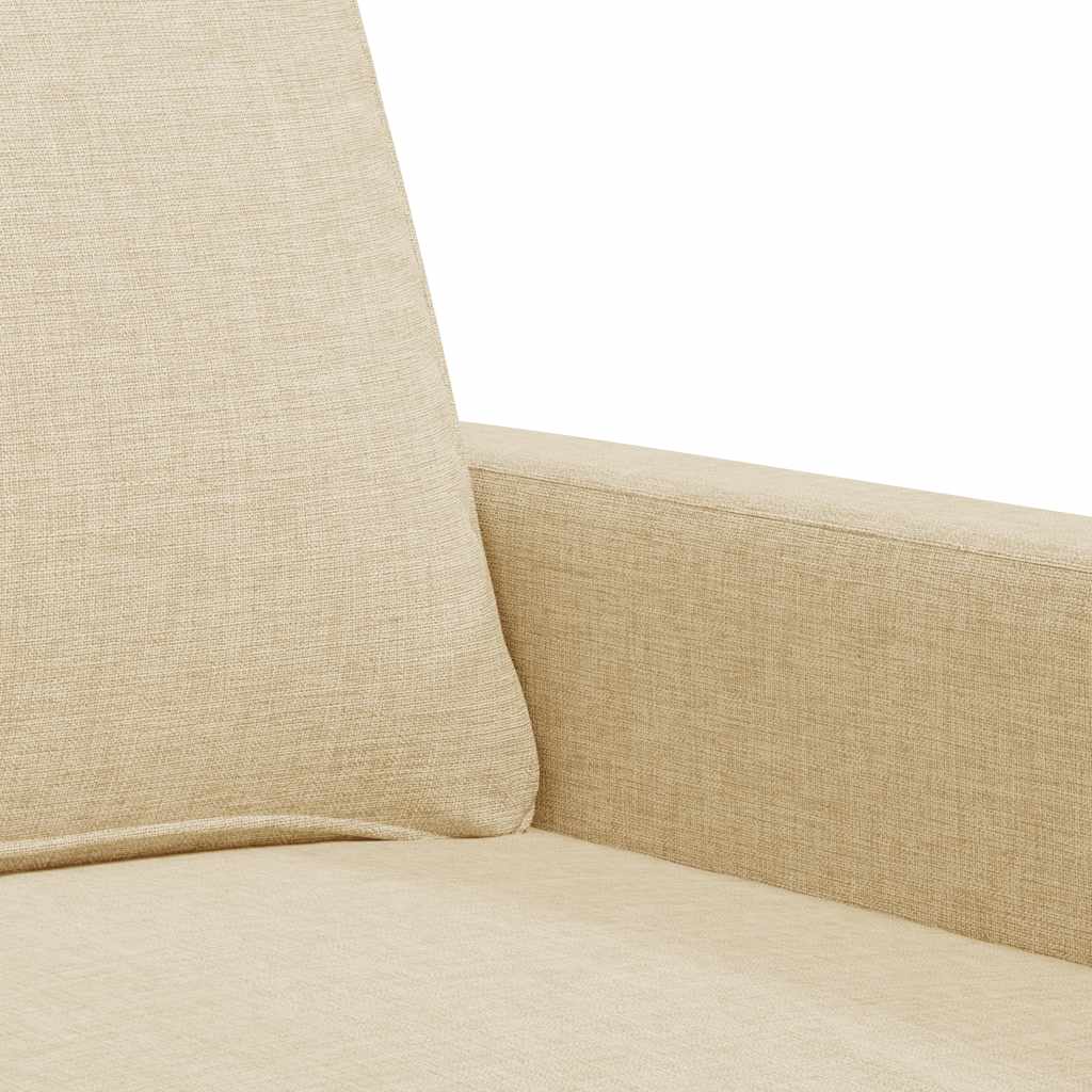 3-Sitzer-Sofa Hellgrau 180 cm Stoff