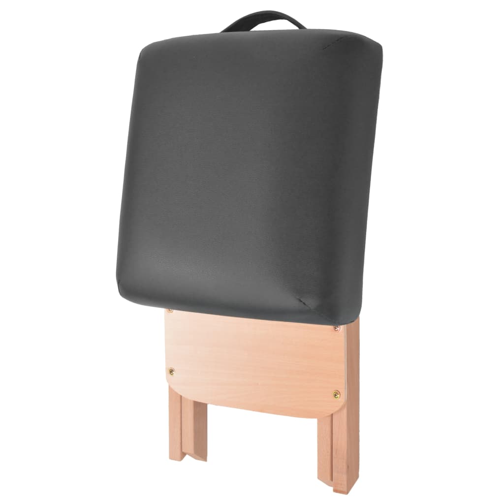 Massage-Klapphocker 12 cm dicker Sitz Weiß