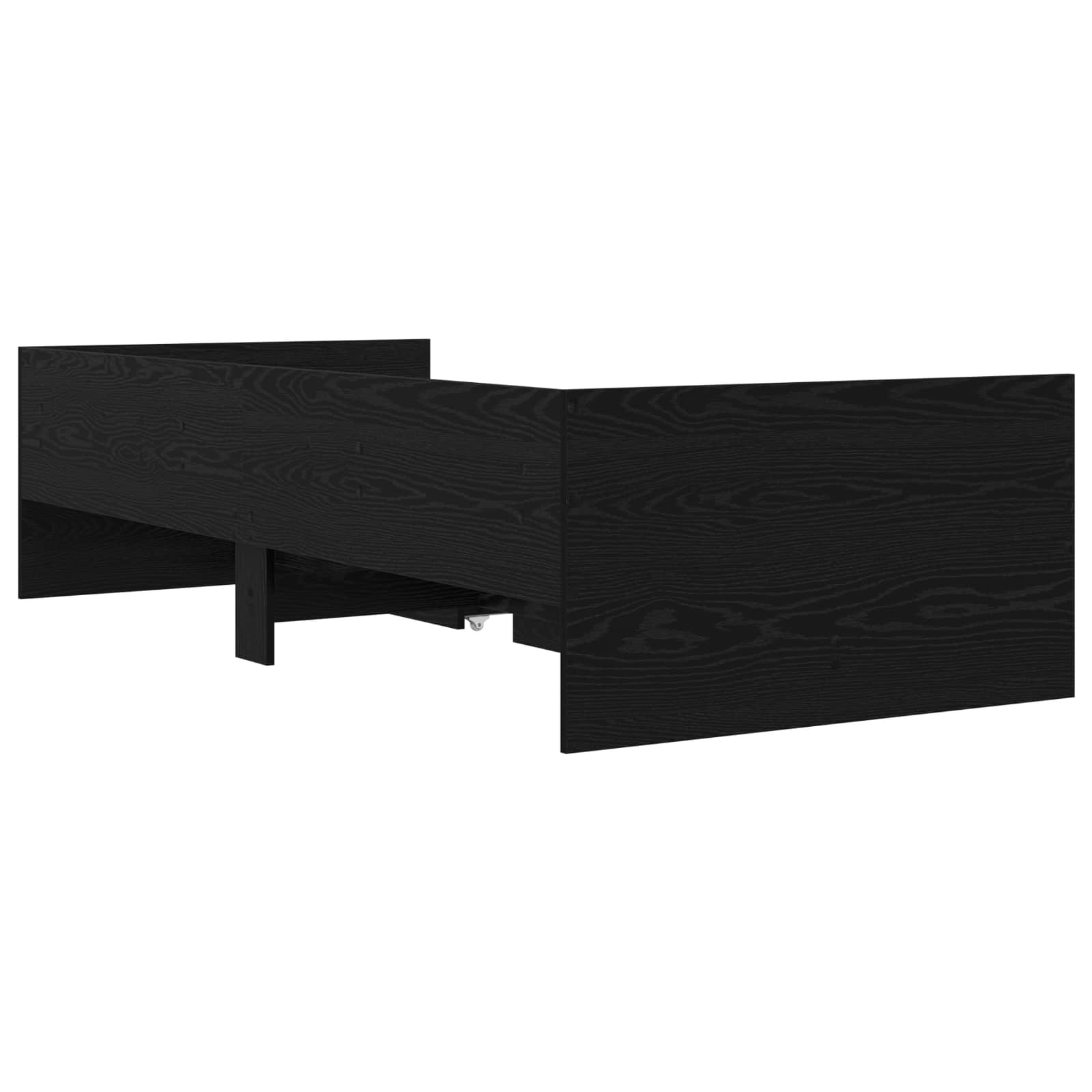 Bett mit Schubladen Braun Eiche-Optik 75x190 cm