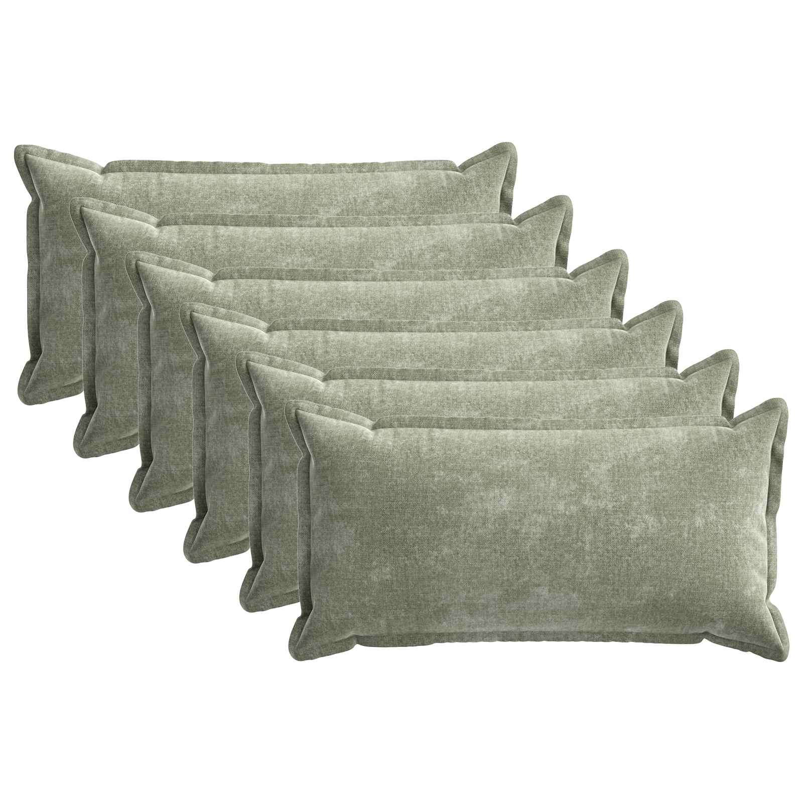 Kissenbezug 2 Stk. HOUTEN Dunkelgrau 30 x 30 cm Chenille-Stoff