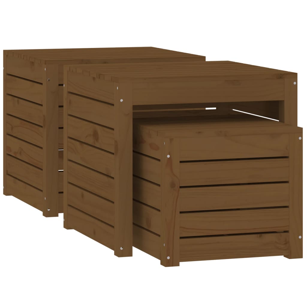Gartenbox 101x50,5x46,5 cm Massivholz Kiefer