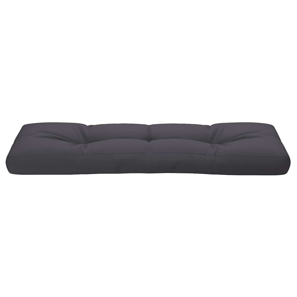 Palettenkissen Anthrazit 50x40x12 cm Stoff