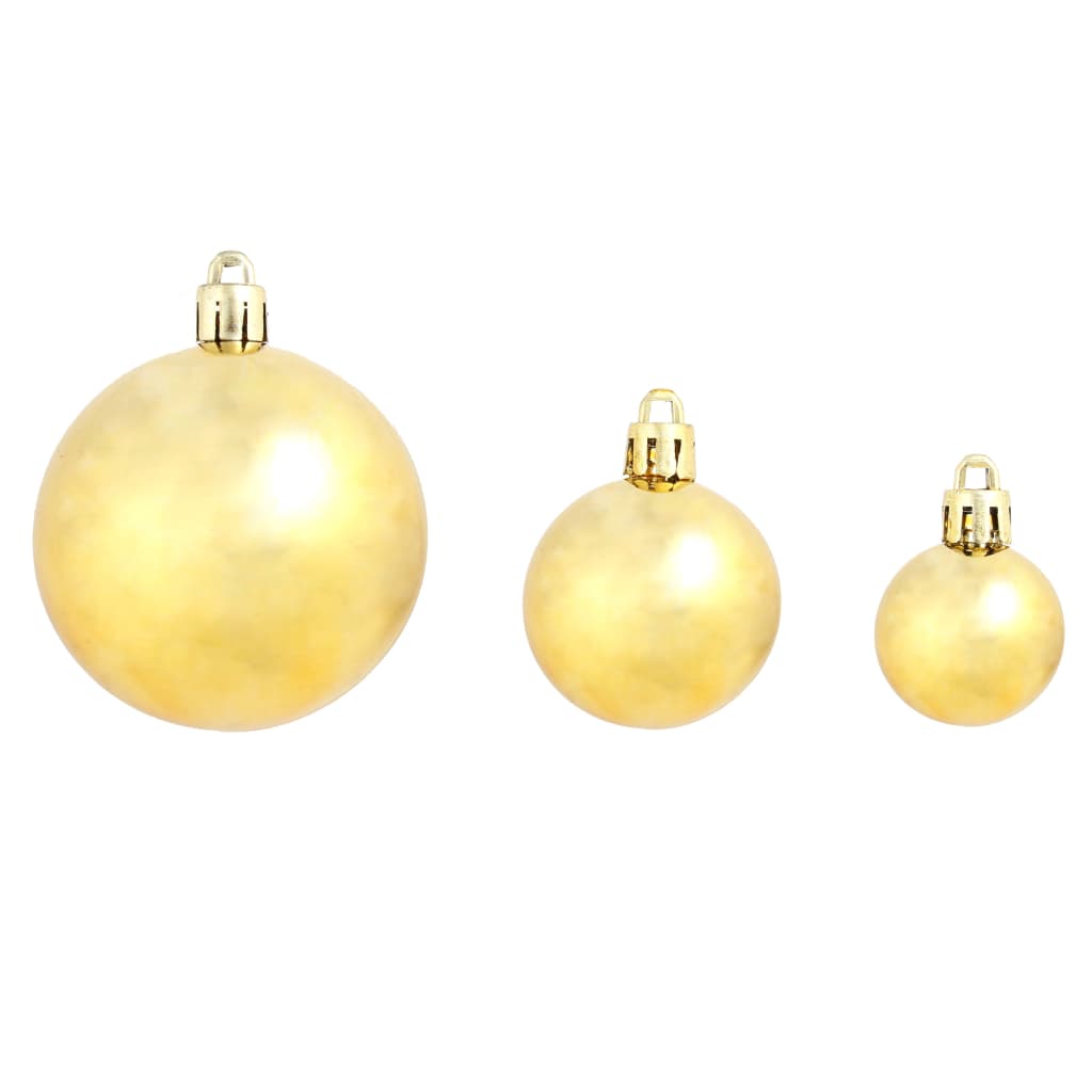 100-tlg. Weihnachtskugel-Set Weiß