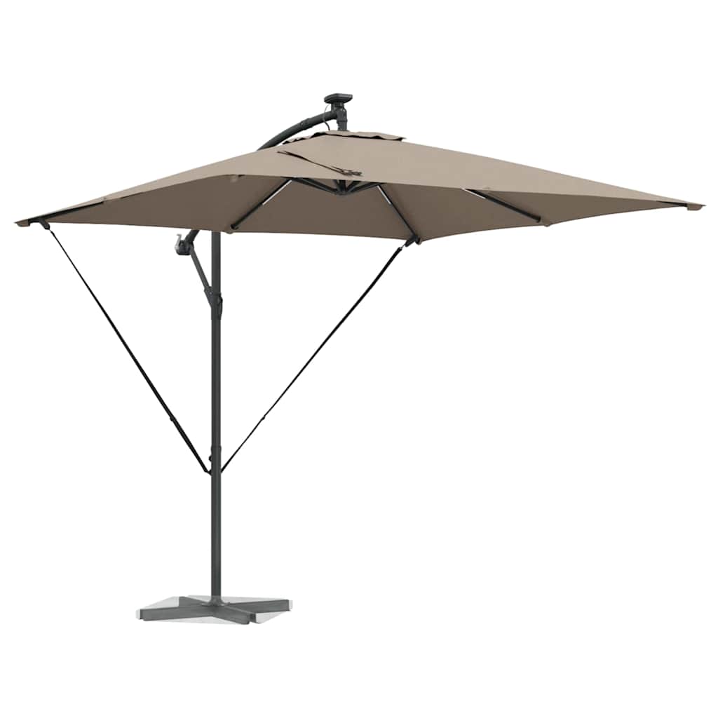 Sonnenschirm Sand 249 x 249 x 250 cm Polyester und Aluminium