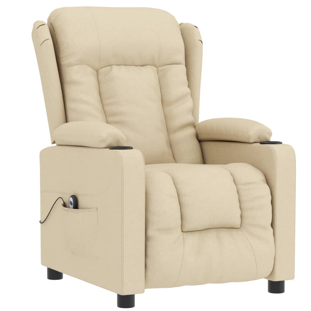 Relaxsessel Elektrisch Braun Stoff