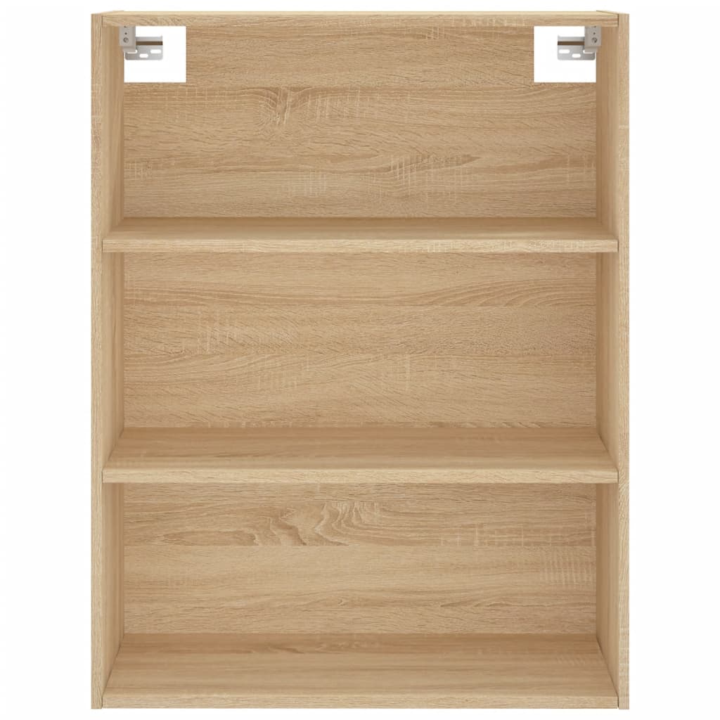 Highboard Hochglanz-Weiß 69,5x34x180 cm Holzwerkstoff