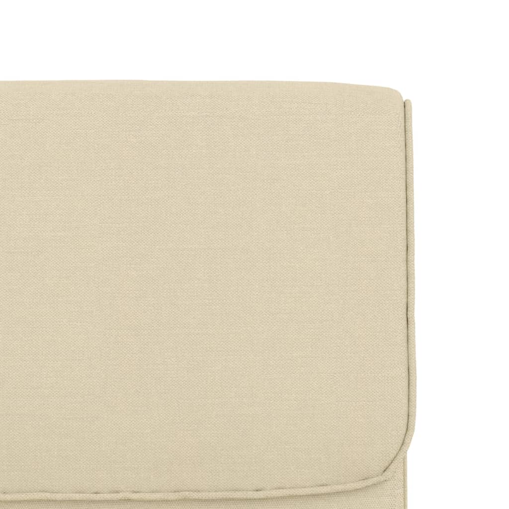 Loungesessel Hellgrau 55x64x80 cm Stoff