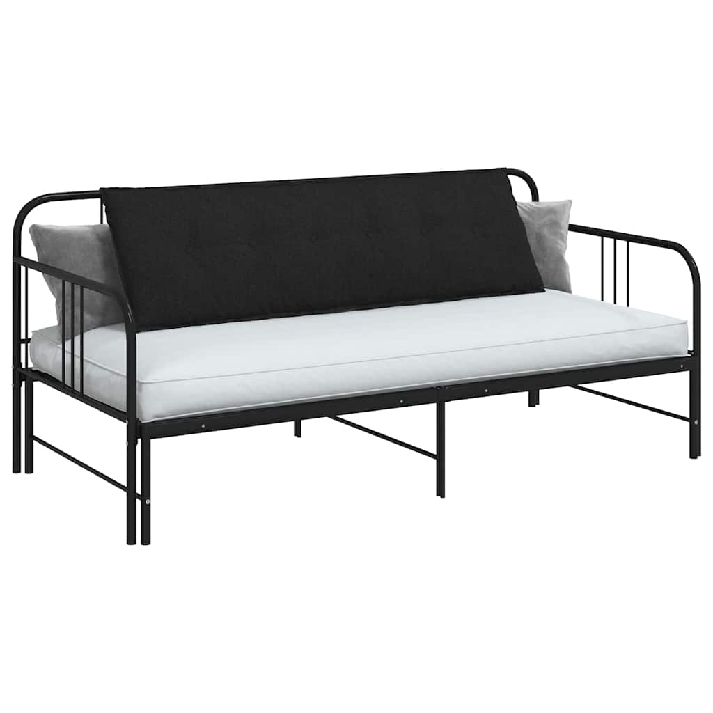 Rückenkissen Hellgrau 50 x 19 x 45 cm Stoff