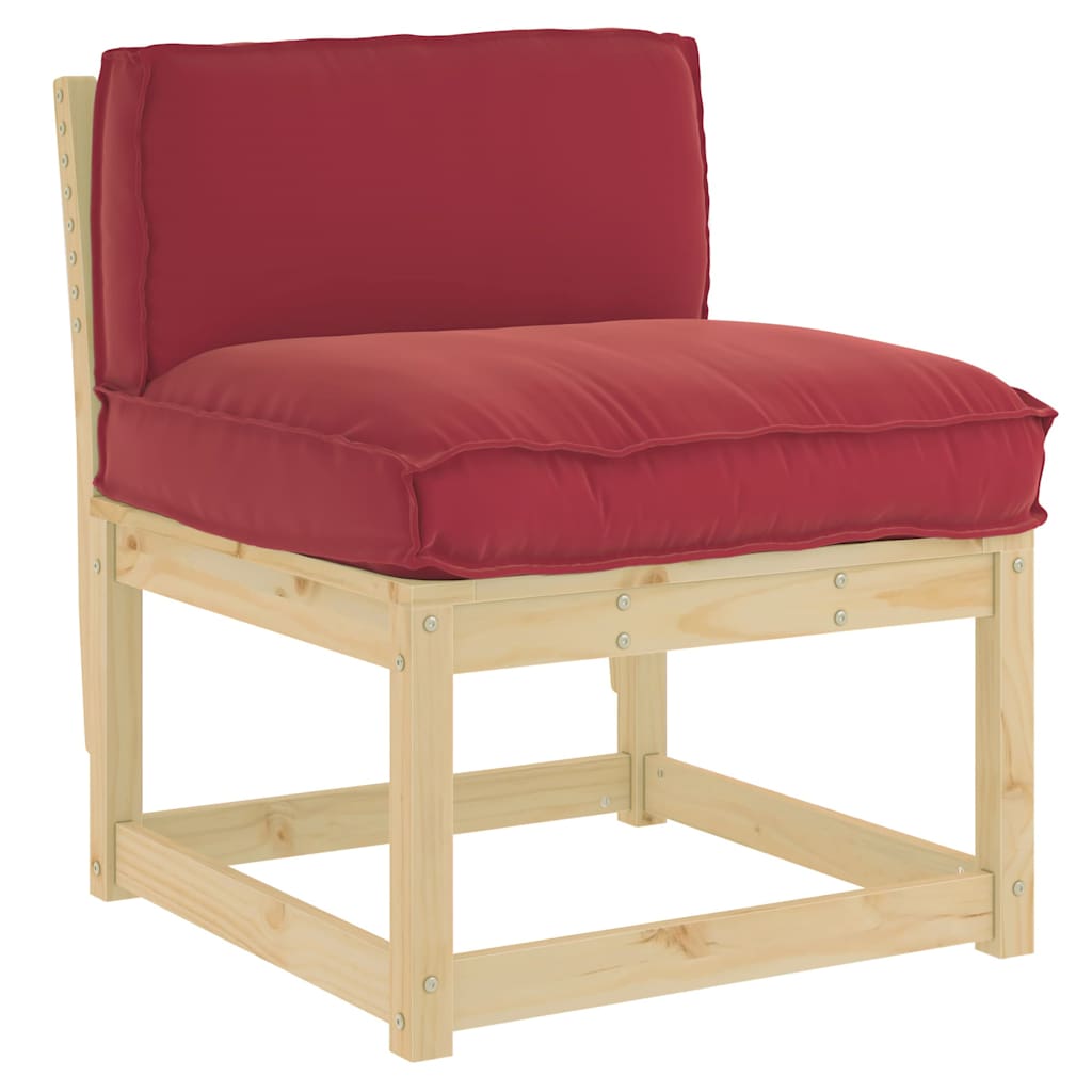 Kissen Anthrazit 70 x 40 x 12 cm Oxford-Stoff