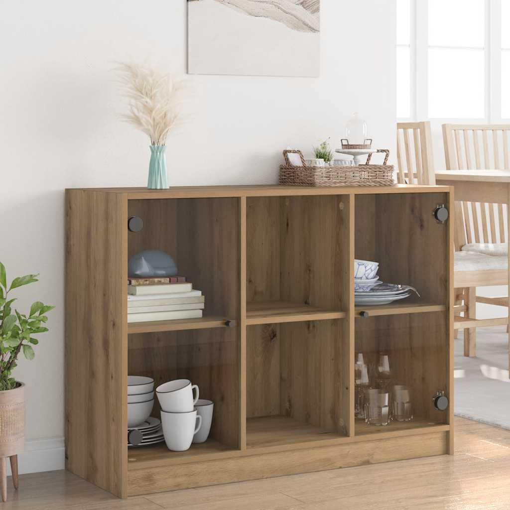 Bücherschrank mit Türen Weiß 204x37x75 cm Holzwerkstoff