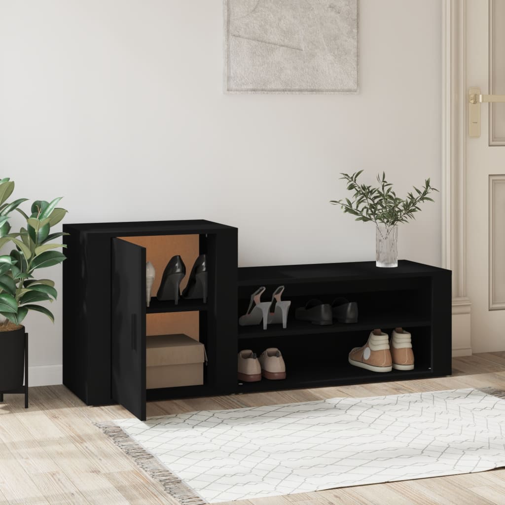 Schuhschrank Weiß 130x35x54 cm Holzwerkstoff